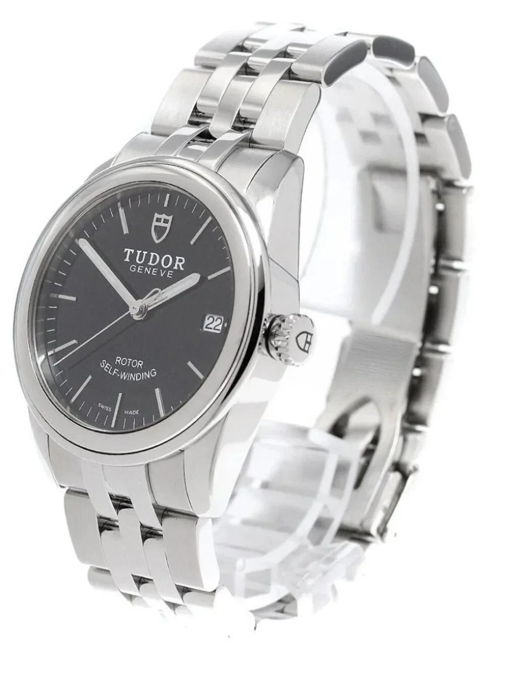 TUDOR Glamour 55000 Date black Dial Automatic Men's Watch_962016